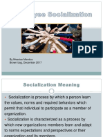 Employee Socialization