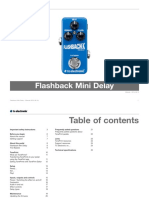 TC Electronic Flashback Mini Delay Manual English