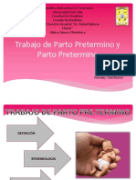 Trabajo de Parto Pretermino y Parto Pretermino