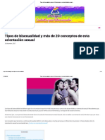 Tipos de Bisexualidad y Más de 20 Conceptos de Esta Orientación Sexual