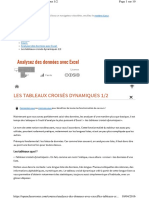 Tableau Croisé Dynamique Avec Excel