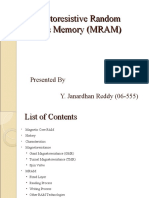 Magnetoresistive Random Access Memory (MRAM)