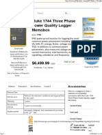 Fluke 1744 Power Quality Analyzer