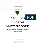 Equipos Mineria Subterranea