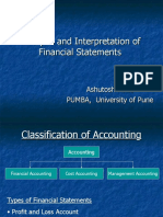 Analysis and Interpretation of Financial Statements