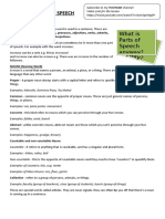 Lesson 1 - Parts of Speech