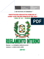 Reglamento Interno 2018