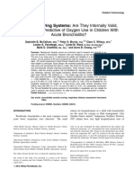 Severity Scoring Systems: Are They Internally Valid, Reliable and Predictive of Oxygen Use in Children With Acute Bronchiolitis?