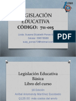 Presentación Legislación Educativa