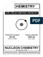 Iit Chemistry: Goc (Electronic Effect)