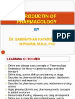 Introduction of Pharmacology