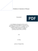 Catalytic Oxidation of Ammonia To Nitrogen