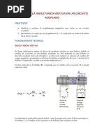 Medida de La Inductancia Mutua en Un Circuito Acoplado