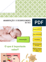 Amamentação e o Desenvolvimento Da Face