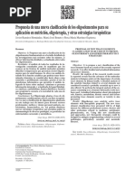 Propuesta de Nueva Clasificacion de Los Oligoelementos para Su Aplicacion en Nutricion, Oligoterapia y Otras.