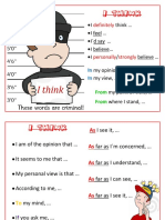 KET PET FCE - I THINK - Synonyms PDF