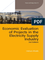 BOOK Economic Evaluation of Projects in The Electricity Supply Industry 3rd Edition PDF