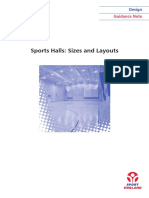 Sports Halls - Sizes Layouts DG