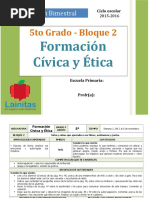 Plan 5to Grado - Bloque 2 Formación C y E