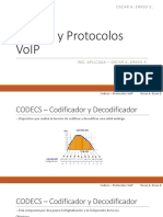 Codecs y Protocolos VoIP