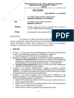 Informe Convenio Ministerio de Defensa (Plantines)