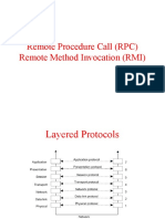 Remote Procedure Call (RPC) Remote Method Invocation (RMI)