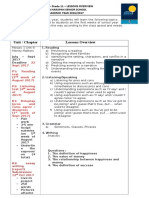 Unit / Chapter Lessons Overview: Semester 1