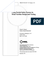 Using Partial Safety Factors in Wind Turbine Designand Testing