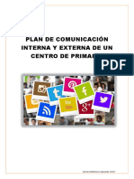 Plan de Comunicación Interna y Externa de Un Centro de Primaria