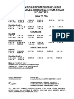 Sic Bus Schedule - 30.7.10