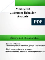 Consumer Behavior Analysis