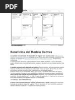 Beneficios Del Modelo Canvas