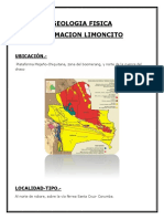 Formacion Limoncito Informe