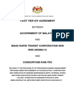 First Tier Icp Agreement: Between