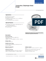 Flange Connection With Diapraghm