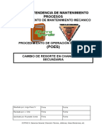 POE Cambio de Resorte en Chancadora Secundaria