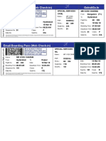 Email Boarding Pass (Web Check In) Goindigo - In: Seat No.: 21A