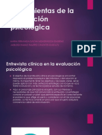 Herramientas de La Evaluación Psicológica