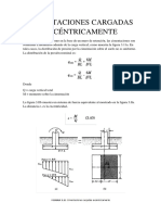 Cimentaciones Cargadas Excéntricamente