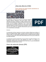 Proceso de Reducción Directa (DRI)