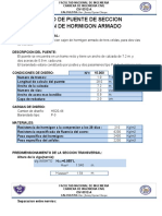 Calculo Superestructual Puente Tipo Cajon de H.A.