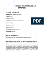 Historia Clínica Luxación Glenohumeral