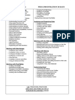 Advanced Excel Syllabus Fees 2500 Duration 30 Days: More Functions and Formulas