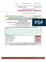 Method Development and Validation For Estimation of Dosulepin in Pure and Dosage Form by Using HPLC