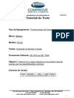 Tutorial Teste TC Balteau SC 24 Burden CE70XX