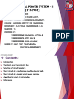 Electrical Power System - Ii (2160908) : Active Learning Assignment