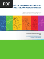 Cartilla Prehospitalaria para Primer Respondiente Ante MAP MUSE AEI - JICA PDF