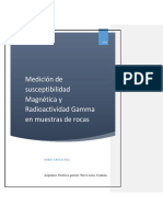 Medición de Susceptibilidad Magnética y Radioactividad Gamma en Muestras de Rocas Habid