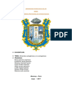 Alimentos Cariogénicos y No Cariogenicos