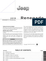 2016 Jeep Renegade Owner's Manual